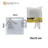 白色排风挡 150X150 REJILLA BLANCA VENTILACION