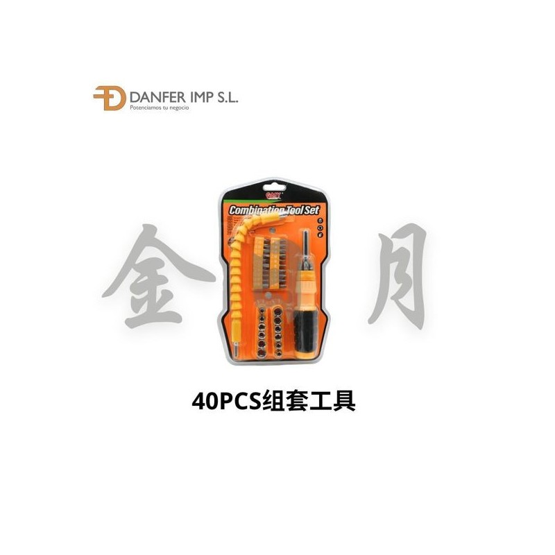 组套工具 6041# SET HERRAMIENTAS 40PCS