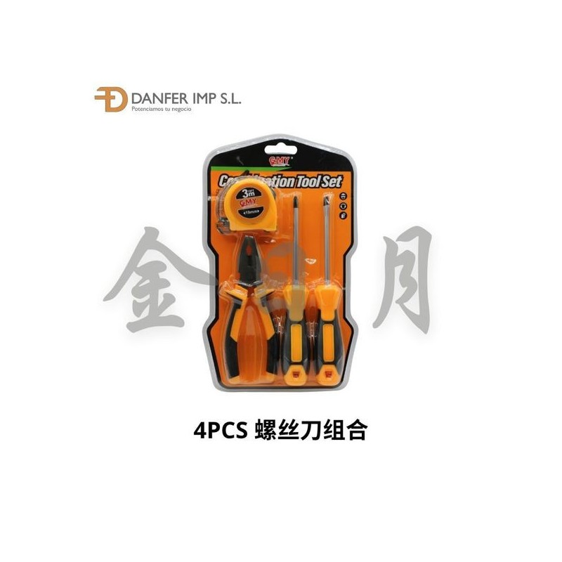 螺丝刀组合 9108# SET DESTORNILLADOR 4PCS