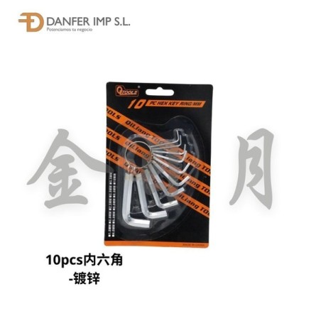 内六角 HERRAMIENTA 10PCS