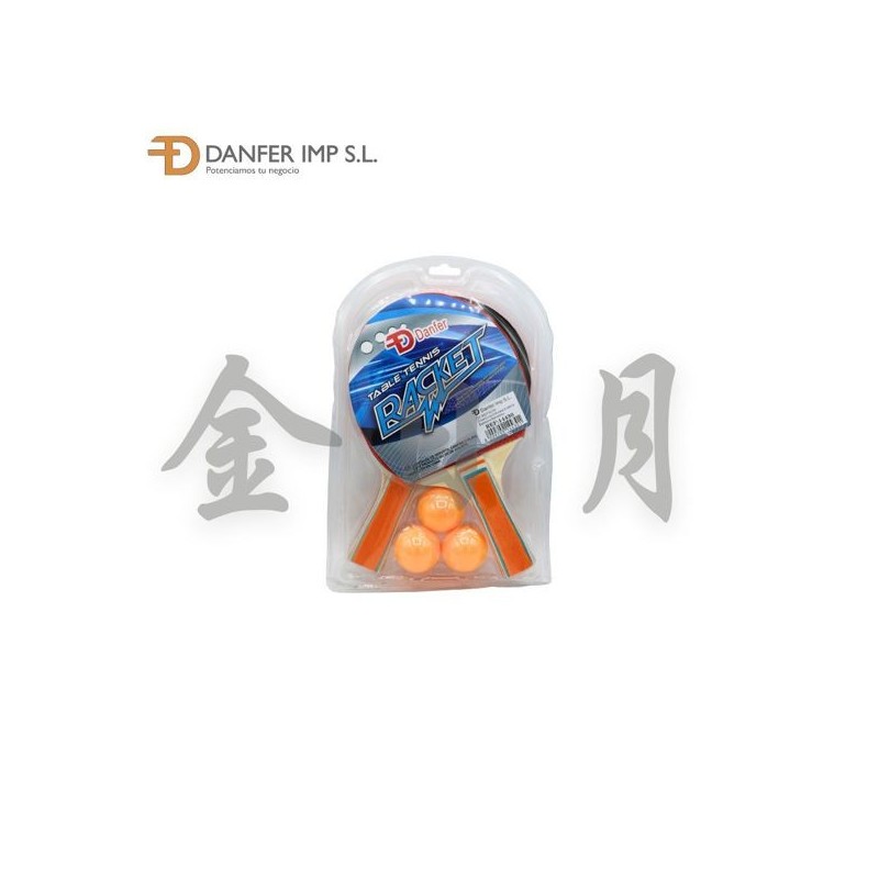 乒乓球拍 SET PALAS PING PONG 8MM