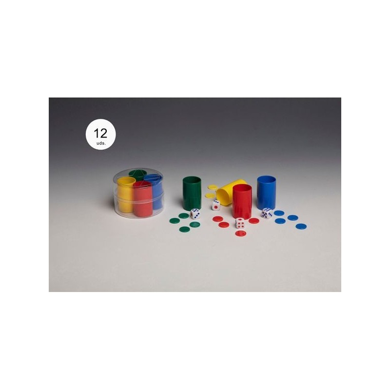 JIMASA飞行棋四个装棋子 FICHAS 4 JUGADORES CAJA