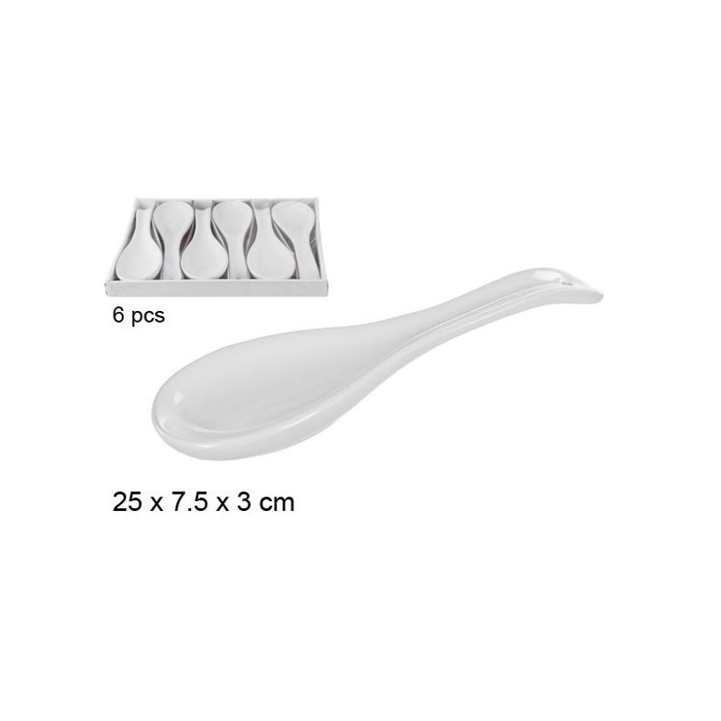 瓷勺 CUCHARA CERAMICA BLANCA