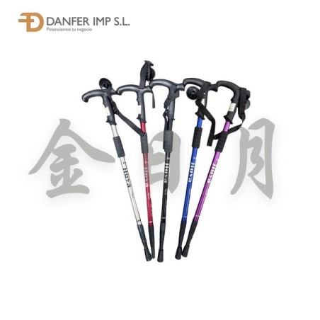 三节弯柄登山拐杖 BASTON RETRACTIL 1.35M