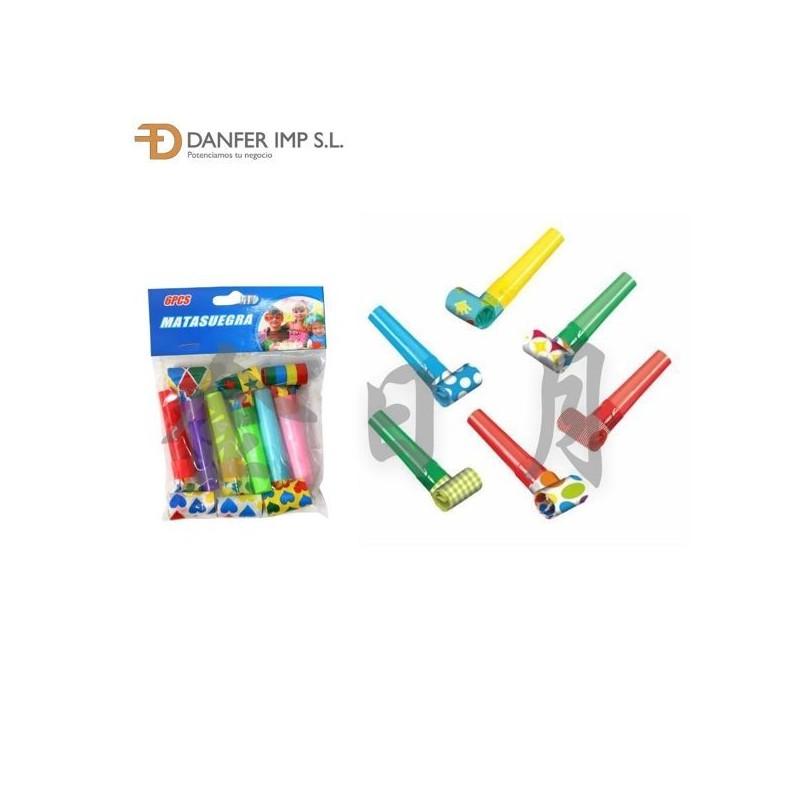 彩色吹龙 MATASUEGRA 6PCS