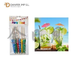 6个装雨伞 PARAGUA DE DECORACION