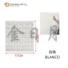 白色墙贴 ADHESIVO PARED 70X77CM BLANCO