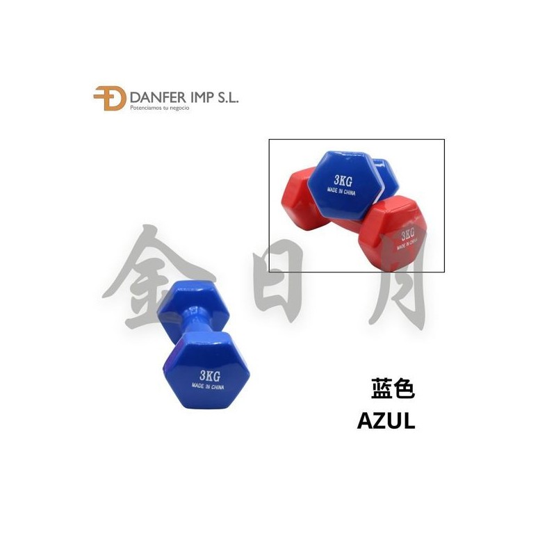 3KG包塑哑铃 YALIN 3KG