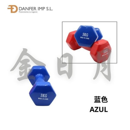 3KG包塑哑铃 YALIN 3KG