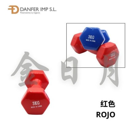 3KG包塑哑铃 YALIN 3KG