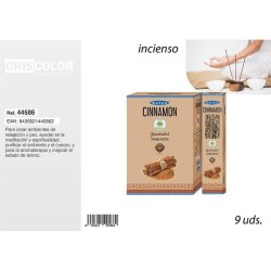 CRISCOLOR自然香薰 INCIENSO SATYA SMUDGE INCENSE CINNAMON 9UDS.