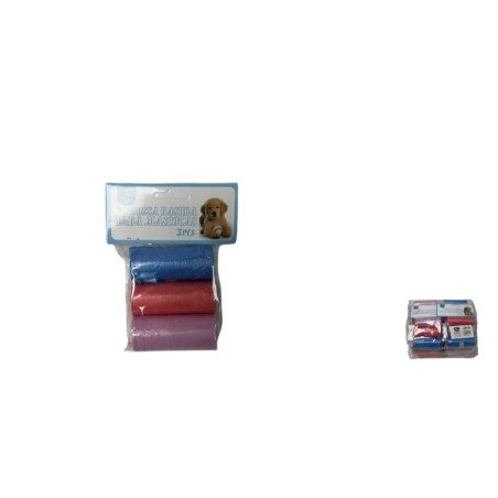 标准15g每卷狗垃圾袋彩色3*15pcs Bolsa De Excrementos