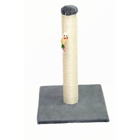 方板猫抓柱特大40*40*62cm 灰色 Rascador Para Gatos 40*40*62Cm