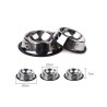 30cm不锈钢狗碗（脚印） Comedero Acero Inoxidable Antideslizante 30Cm