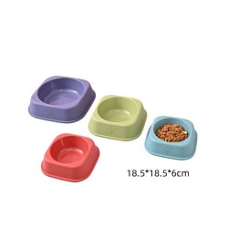 正方形中号单碗 Cuenco de plástico para Mascotas