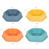 六边单碗中号19.5*6cm Cuenco De Plástico Para Mascotas