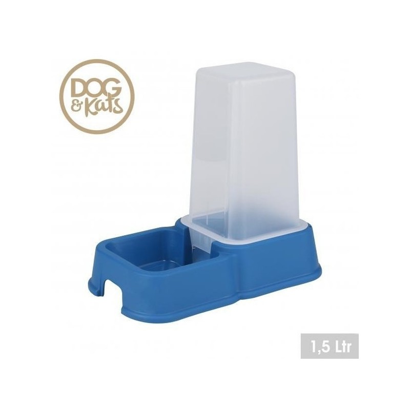 喂水喂食器1.5L 蓝色 Dogi-Distribuidor De Croquetas 1.5L Azul