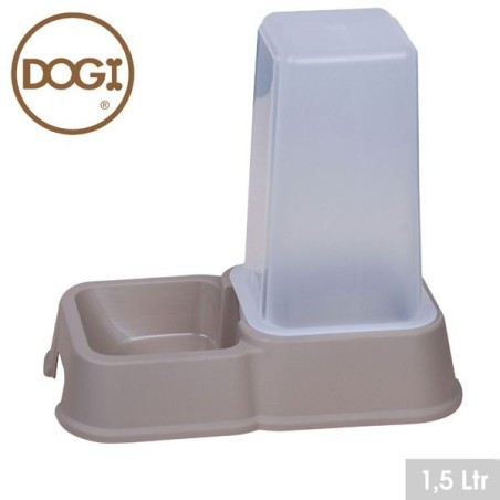 喂水喂食器1.5L（灰色） Dogi-Distribuidor De Croquetas 1.5L Gris