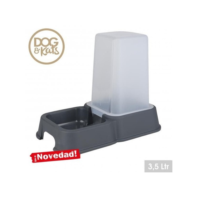 自动饮水器 喂食器大号 3.5L DISPENSADOR DE CROQUETAS 3.5L