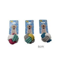 撞色小球6cm Juguete para perros