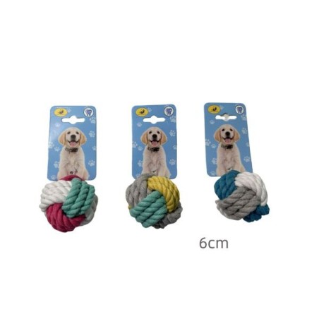 撞色小球6cm Juguete para perros
