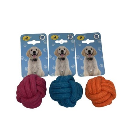 单色光头球6cm Juquete Perros