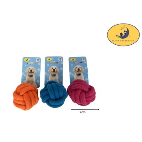 单色光头球7cm Juquete Perros