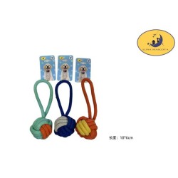 撞色单耳球颜色 40cm Juquete Perros