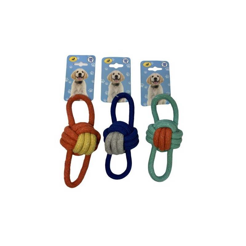 撞色双耳球双色18cm Juquete Perros