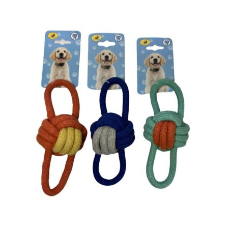 撞色双耳球双色18cm Juquete Perros