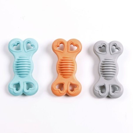 爱心骨头5*9.5cm Juguetes Para Perros
