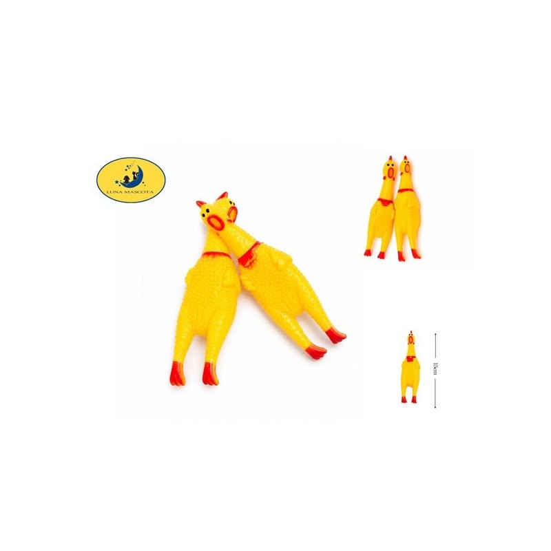 惨叫鸡小号16cm Juguetes Para Perros
