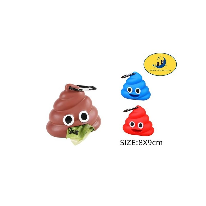 便便拾便器 Dispensador de bolsas para perros de silicona