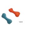 乳胶刺骨头12cm Juguete de látex para perros