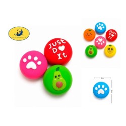 乳胶混色饼干6cm Juguete de látex para perros