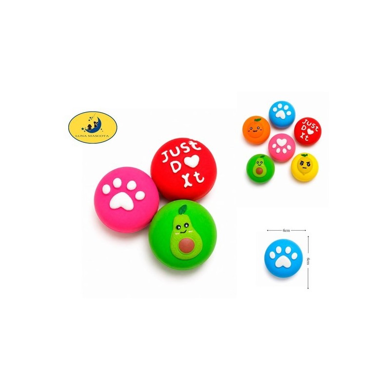 乳胶混色饼干6cm Juguete de látex para perros