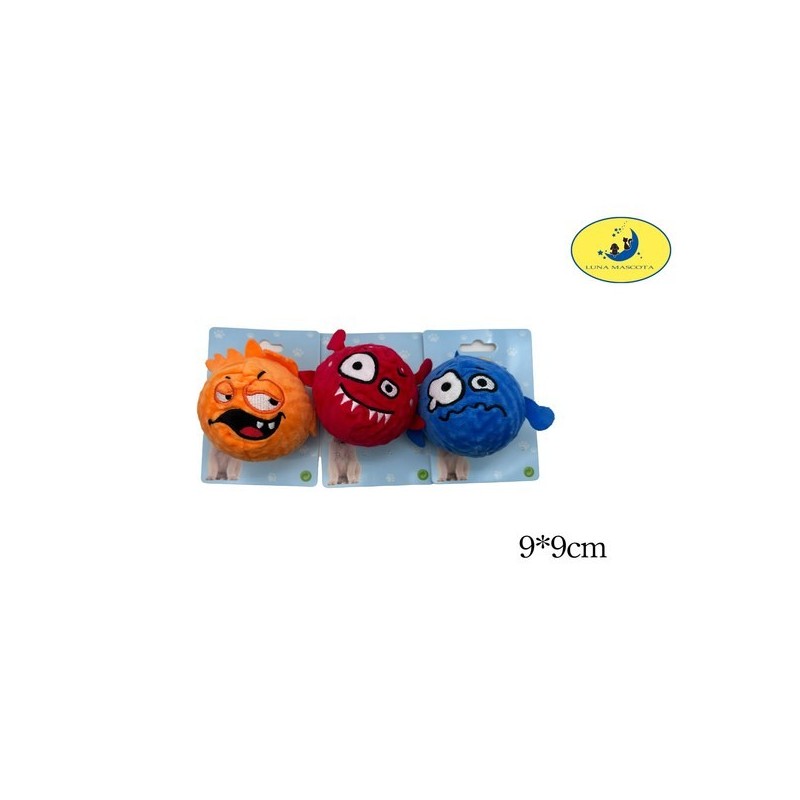 弹力搞怪毛绒球加闪光器 JUGUETE PARA PERROS