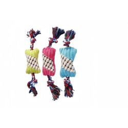 棉绳彩色糖果22*6cm Juquete Perros