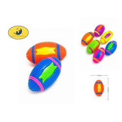 橄榄球11.5*7.5cm（led闪光） Juquete Perros