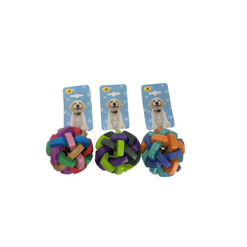 七彩铃铛球8.5CM Juquete Perros