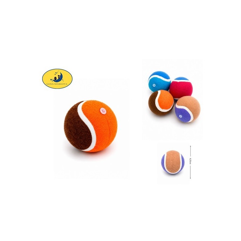 单只装发声网球6.35cm Juguete tenis sonidos para perros