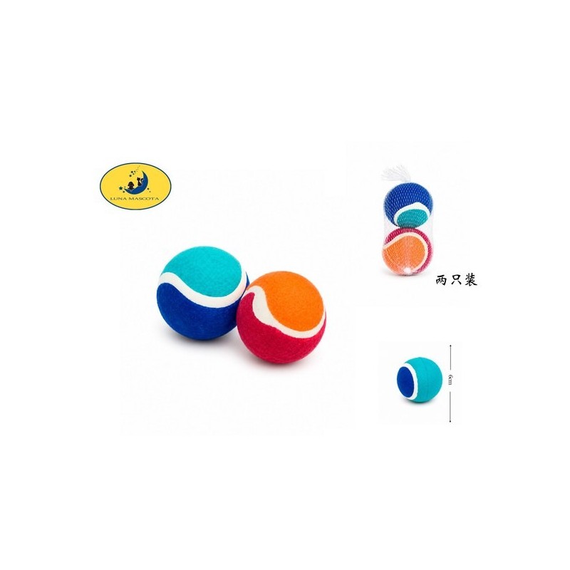 两只装网球拼色 Juguete Tenis 2Pcs