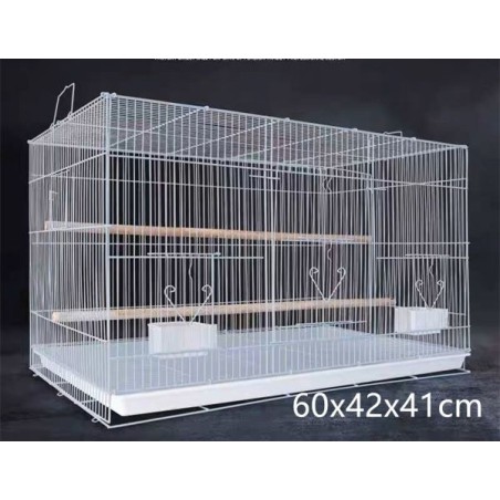 超大方形鸟笼60*42*41cm Jaula Cuadrado 60*42*41Cm