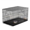 大号方鸟笼60x41x40cm颜色黑色 Jaula para pájaros