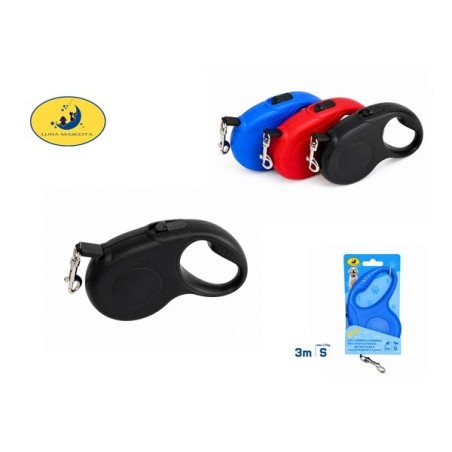 伸缩牵引器 3 米 （适合10kg内小型犬） CORREA EXTENSIBLE 3M
