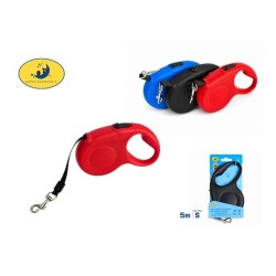 伸缩牵引器 5 米 （适合10kg内小型犬） CORREA EXTENSIBLE 5M