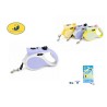 带LED灯伸缩牵引器 5 米 （适合15kg内中型犬） CORREA EXTENSIBLE 5M