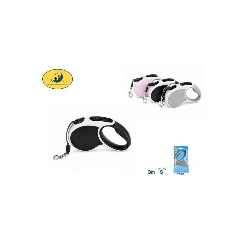 伸缩牵引器 3 米 （适合10kg内小型犬） CORREA EXTENSIBLE 3M