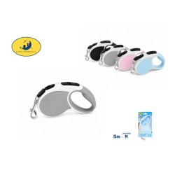 伸缩牵引器 5 米 （适合20kg内中型犬） CORREA EXTENSIBLE 5M
