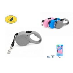 伸缩牵引器 3 米 （适合10kg内小型犬） CORREA EXTENSIBLE 5M